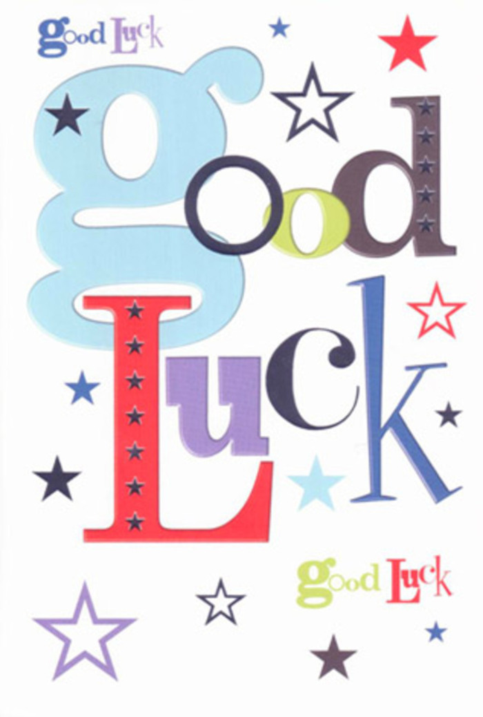 This luck-themed card, a favorite among Oxted residents for life's big moments, visually bursts with color and charismatic design-a genuine celebration rendered in vibrant ink. With its prominent, pastel blue letters contrasted by slender black lines and exuberant red curves, each stroke feels hand-crafted with joyful intention by a florist who knows the pulse of Station Road. Lively stars dart across the card's crisp, white landscape, their hues ranging from mossy green to rich violet, conjuring the energy of an Oxted summer evening. There's an unmistakable sense of encouragement-the same supportive spirit you feel in a bustling local café or as friends gather in Master Park to cheer on a new endeavor. The generous white space lets every joyful detail stand out in relief, highlighting a design that feels both modern and timeless, ready to bring uplift and warmth to any recipient. More than a sentiment, this card is a keepsake-a hand-sized talisman of hope shaped by the enthusiasm and belief that Oxted is known for.